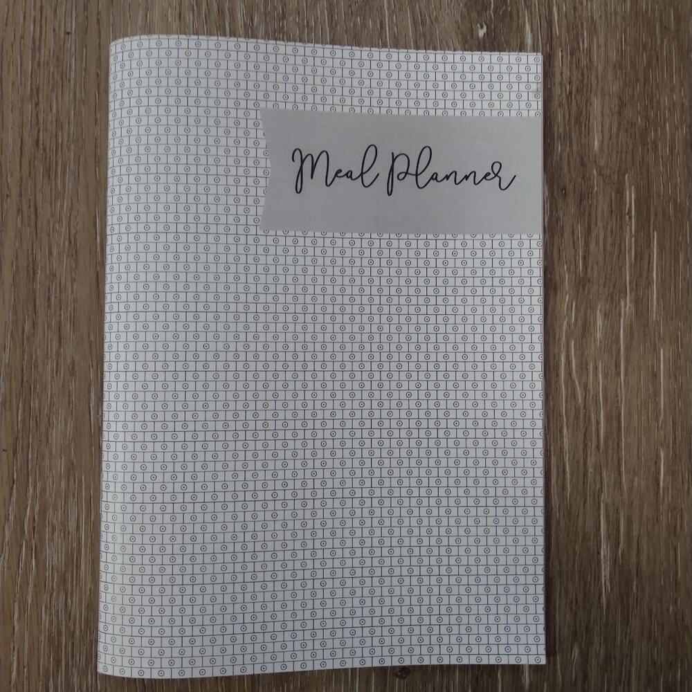 Meal Planning Notebook - Damaged